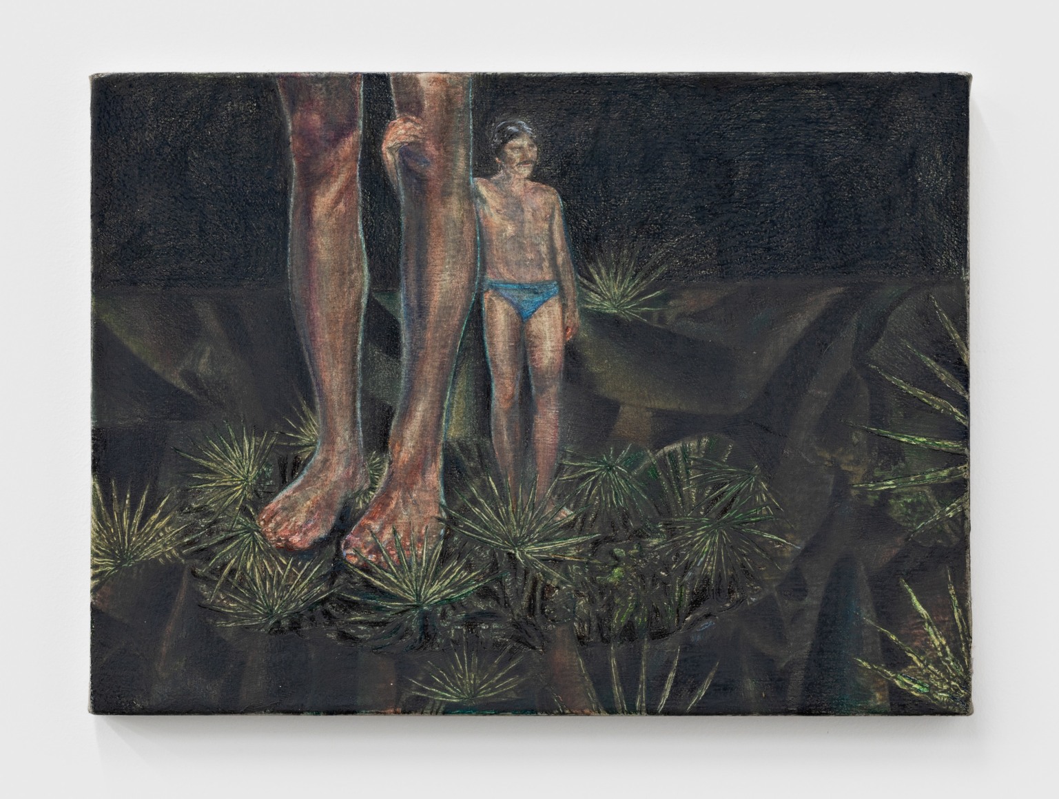 Marin Majic Someone Like You, 2020 Colored pencil, oil color, marble dust on linen 11 x 15 in 27.9 x 38.1 cm (MMA21.003)