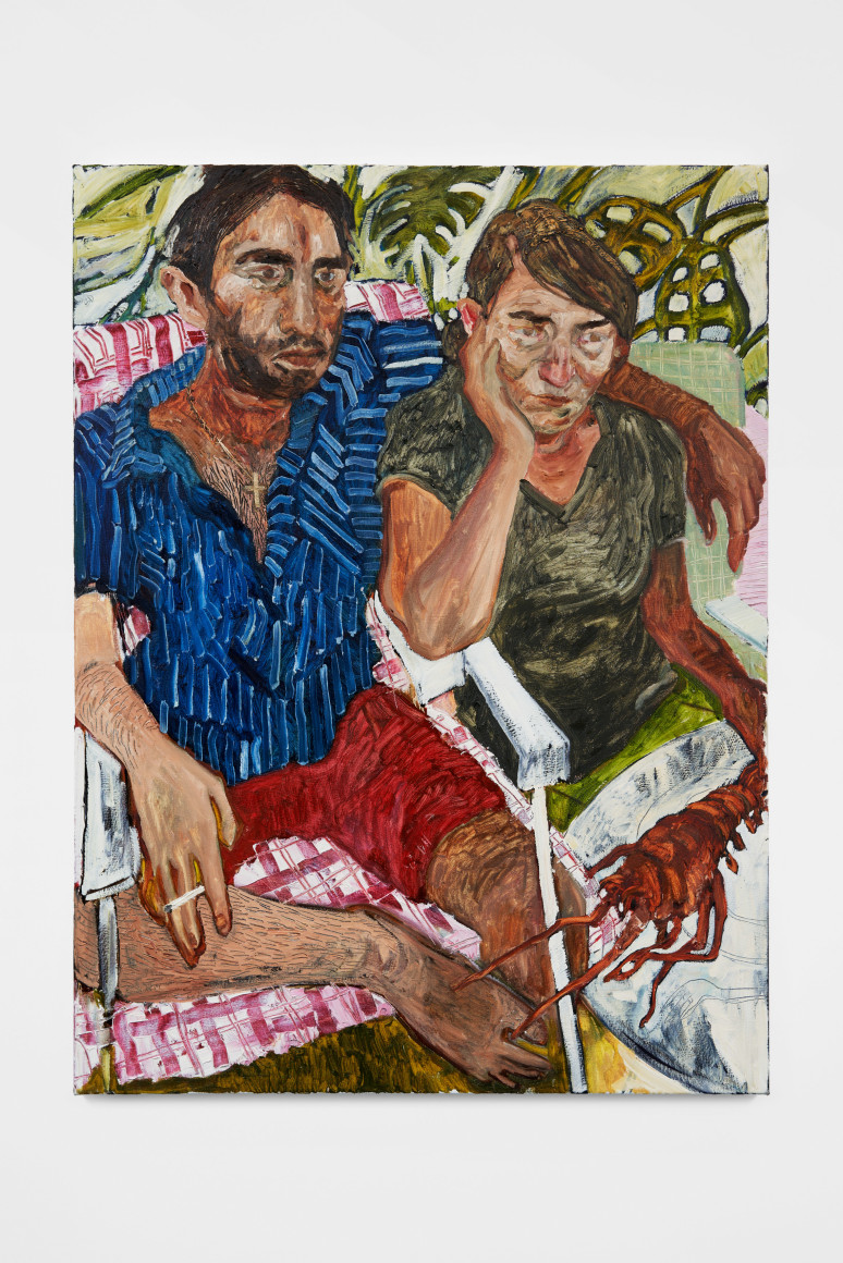 Bernadette Despujols Andrés y Jenna, 2022 Oil on canvas 48 x 36 in 121.9 x 91.4 cm (BDE22.001)