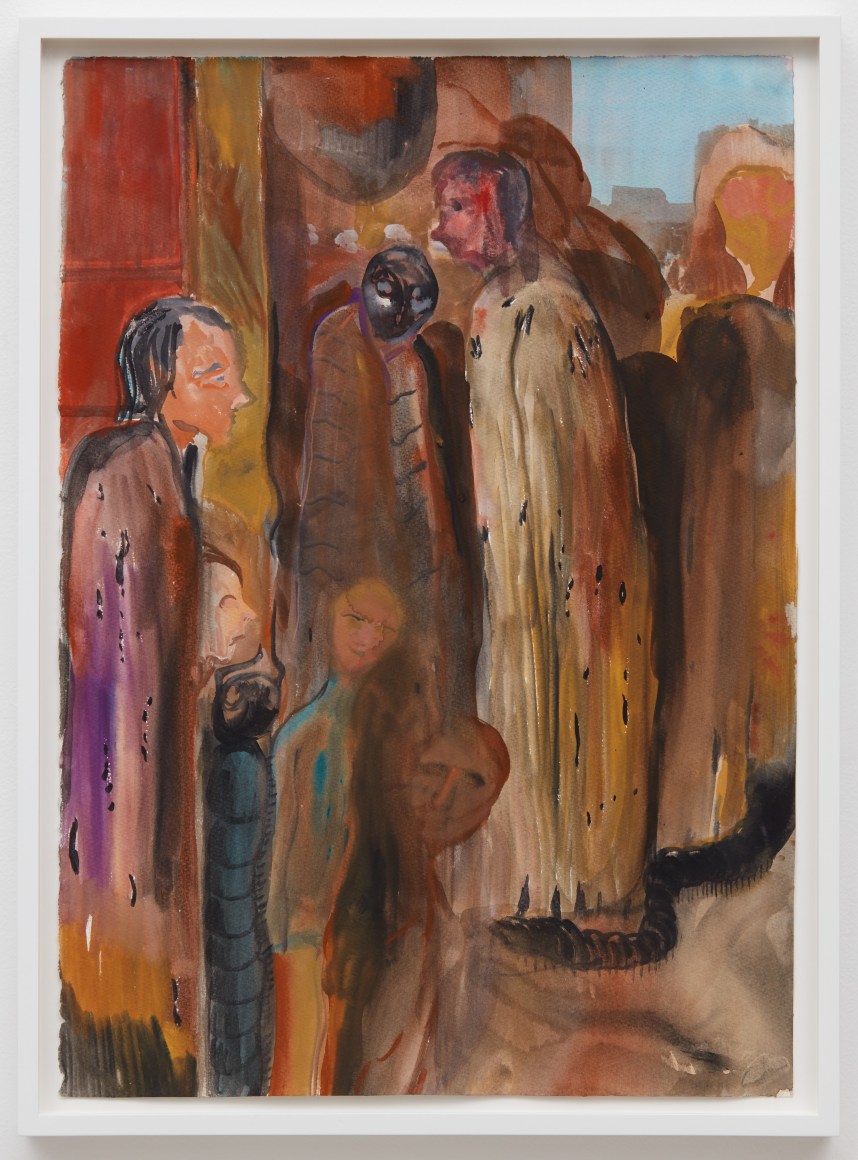 Tomasz Kowalski Untitled, 2018 Watercolor on paper 24 x 17 in 61 x 43.2 cm (TKO18.018)