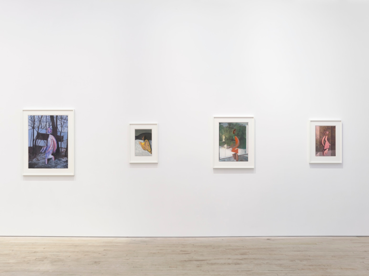 Installation view of Jonathan Wateridge, Works on Paper, Nino Mier Gallery, Tribeca, September 5 – October 18, 2025