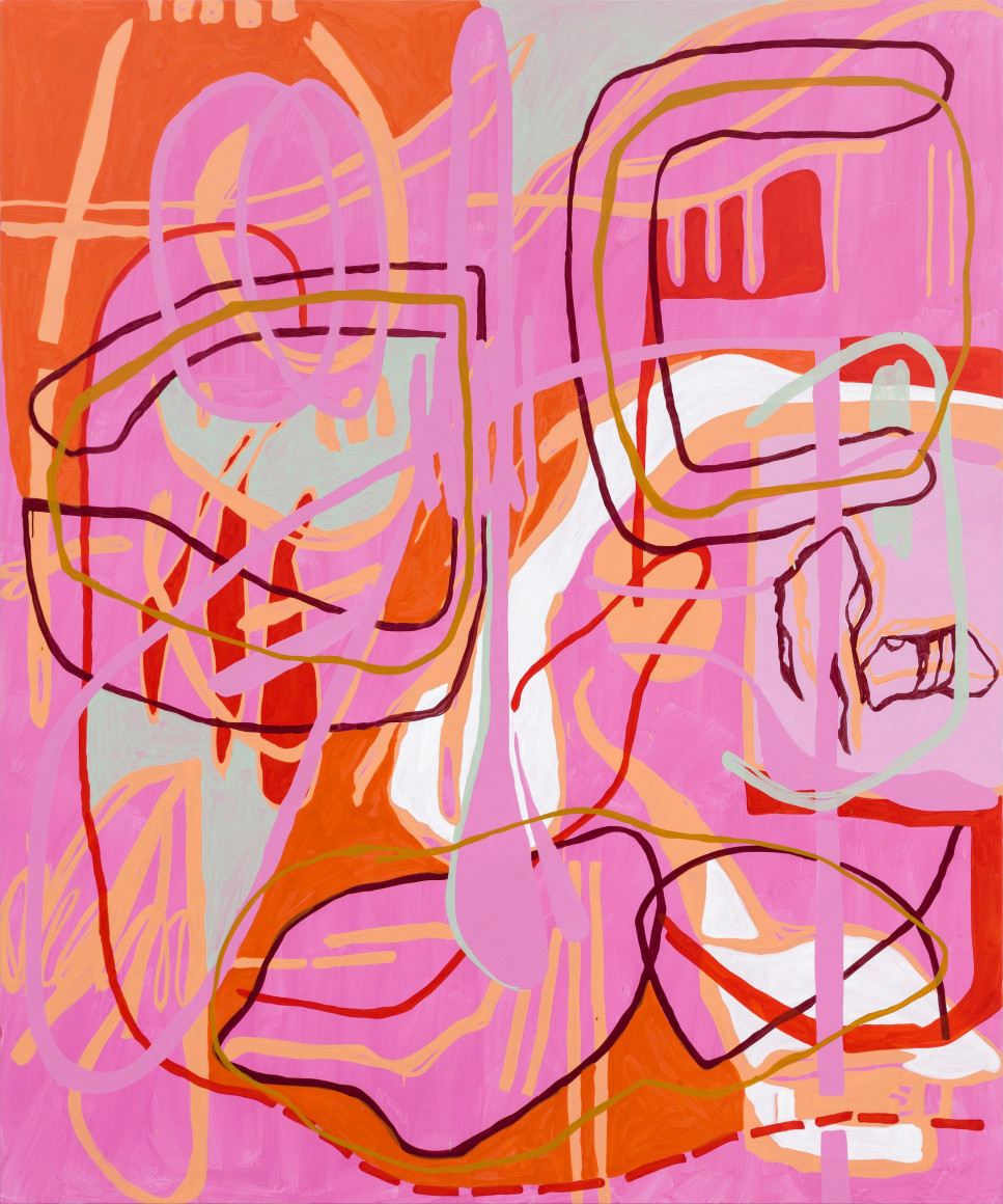 Jana Schröder ACBETWEEN VL1, 2022 Acrylic on canvas 102 3/8 x 86 5/8 in 260 x 220 cm (JSR23.003)