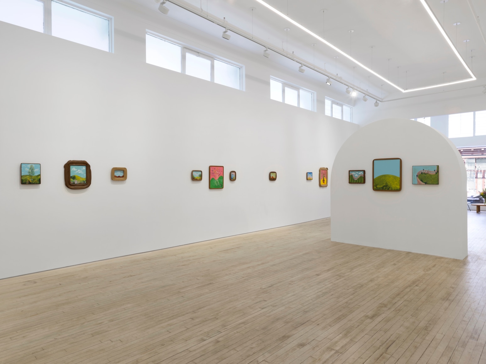Installation view of Karel Dicker, tamed flowers, Nino Mier Gallery, Tribeca, June 27 – August 8, 2025