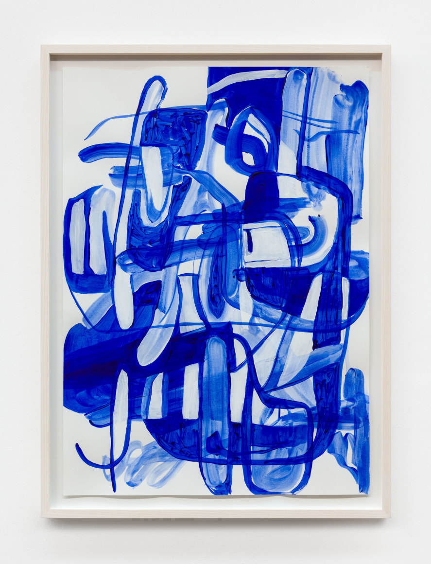 Jana Schröder B&T b 6, 2020 Acrylic on paper 27 1/2 x 19 3/4 in 70 x 50 cm (JSR21.011)