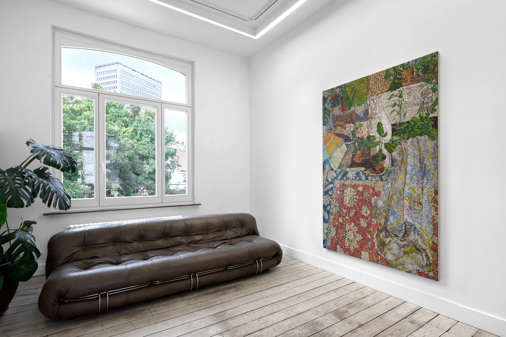Installation view of Gregory Hodge, Echo, Nino Mier Gallery, Brussels, September 12 – October 25, 2025