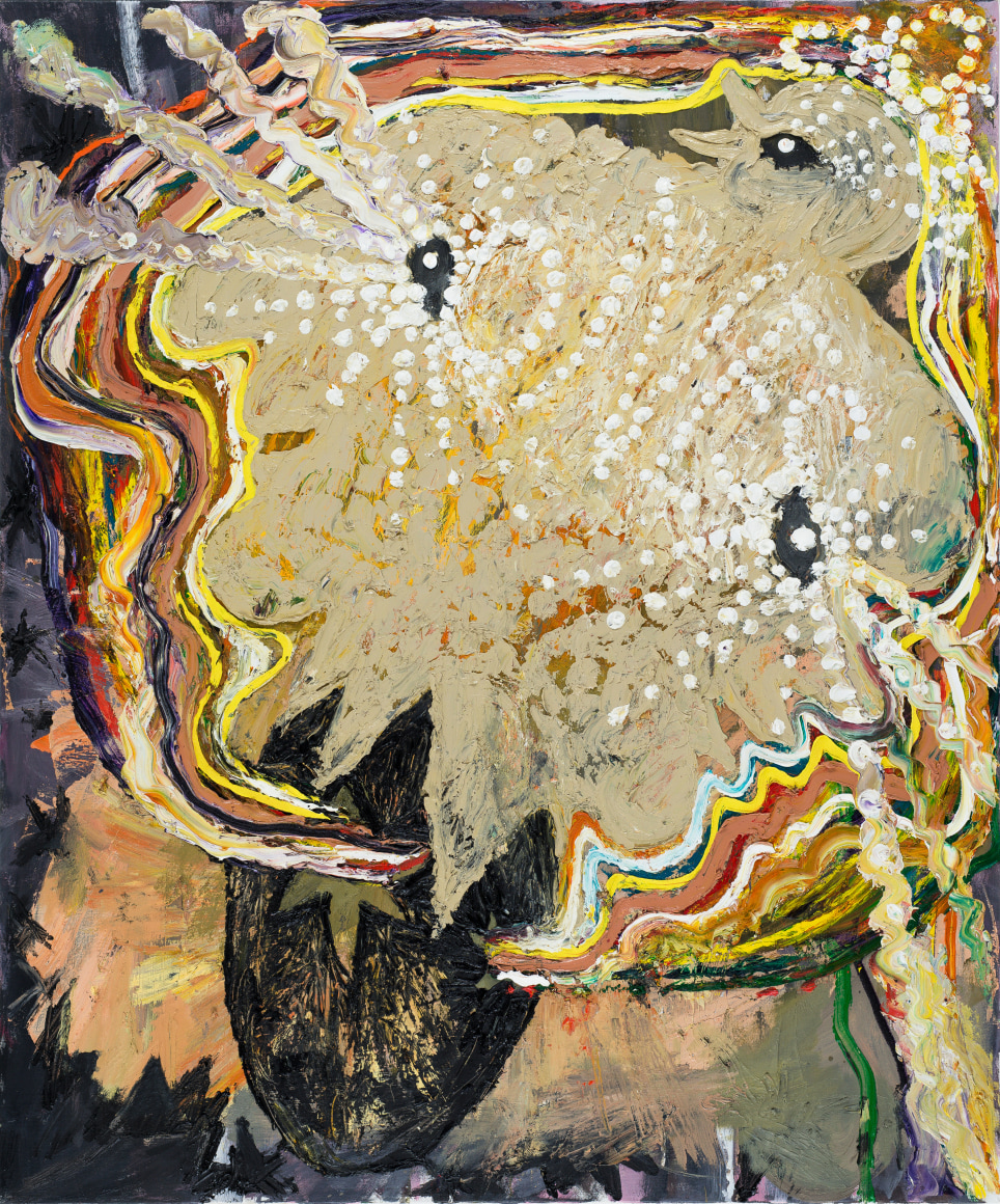 Bendix Harms Der zweite Regenbogen (Chosen Ones), 2014 Oil on canvas 47 1/4 x 39 3/8 in 120 x 100 cm (BHA19.011)