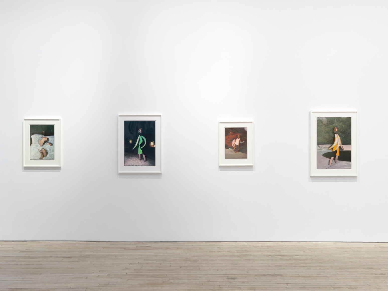 Installation view of Jonathan Wateridge, Works on Paper, Nino Mier Gallery, Tribeca, September 5 – October 18, 2025