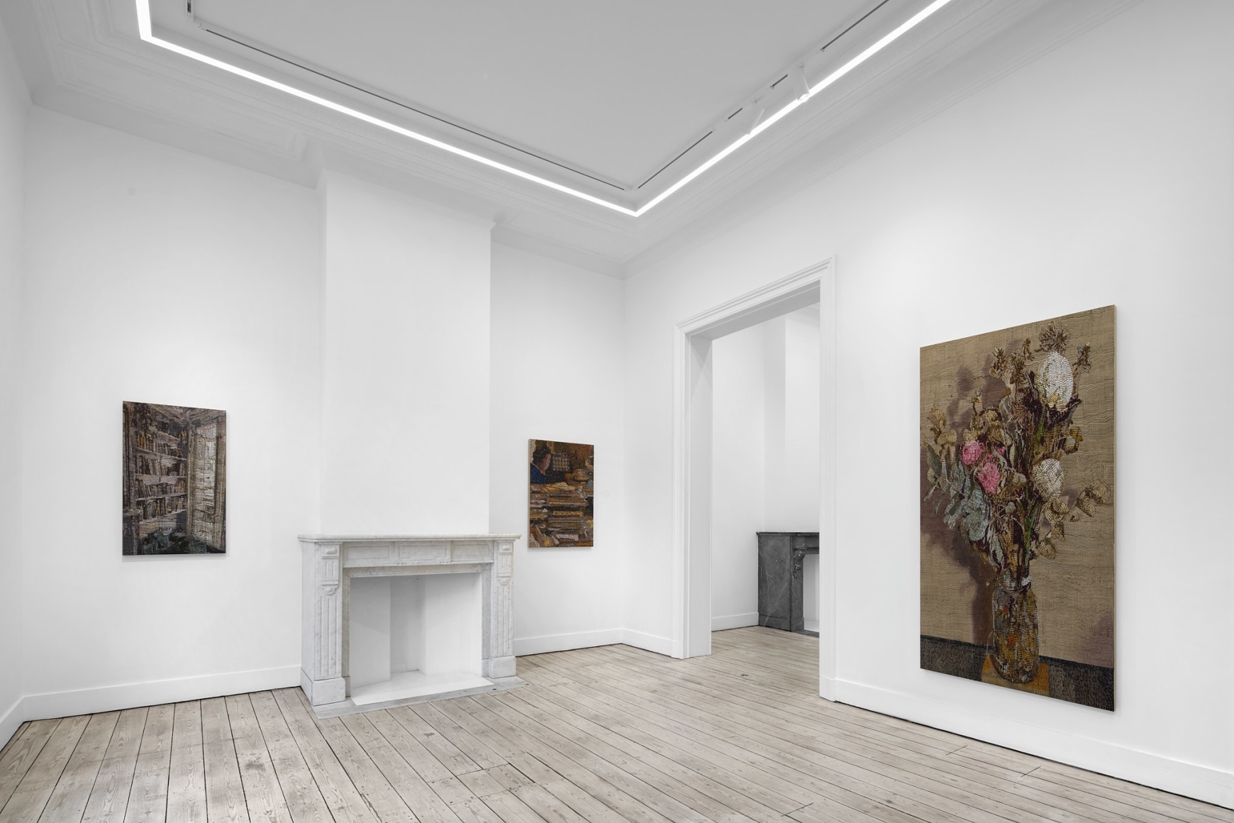 Installation view of Gregory Hodge, Echo, Nino Mier Gallery, Brussels, September 12 – October 25, 2025