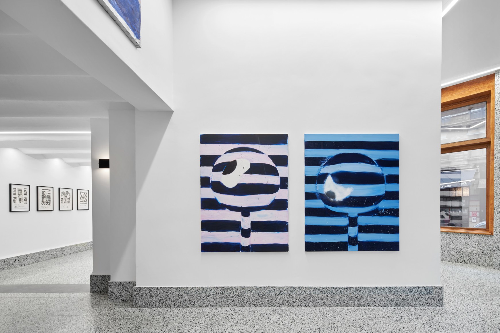 Installation View of Nel Aerts, Coclopie, (January 14 - February 17, 2023). Nino Mier Gallery, Brussels Annex.
