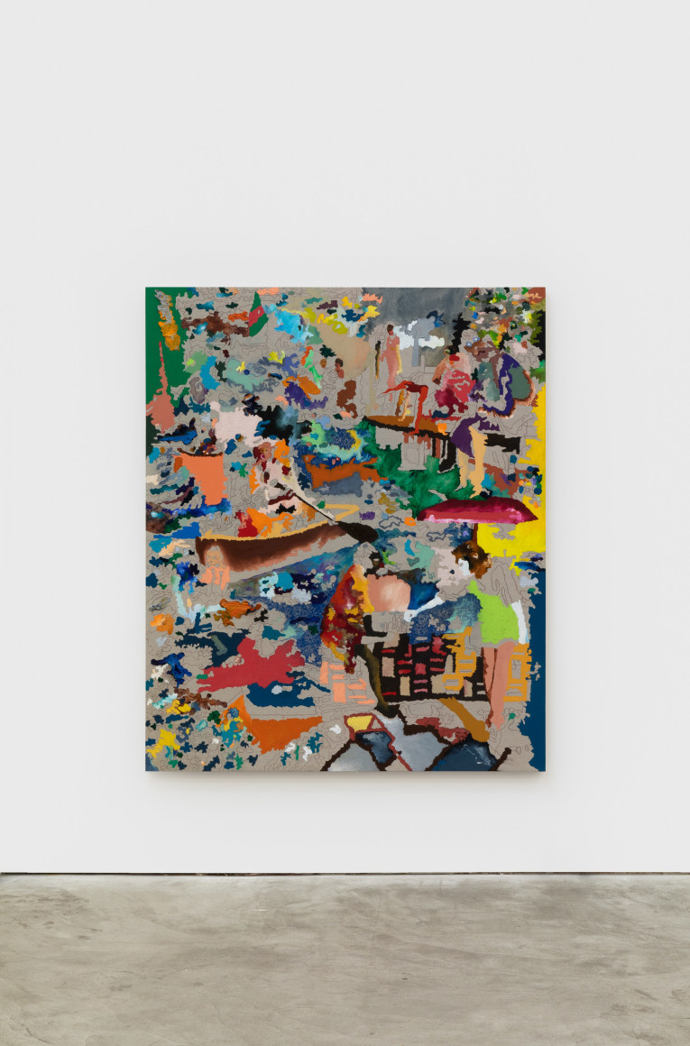 Cindy Phenix The Problem Was About the Concern, 2020 Oil and pastel on linen 72 x 60 in 182.9 x 152.4 cm (CP20.005)