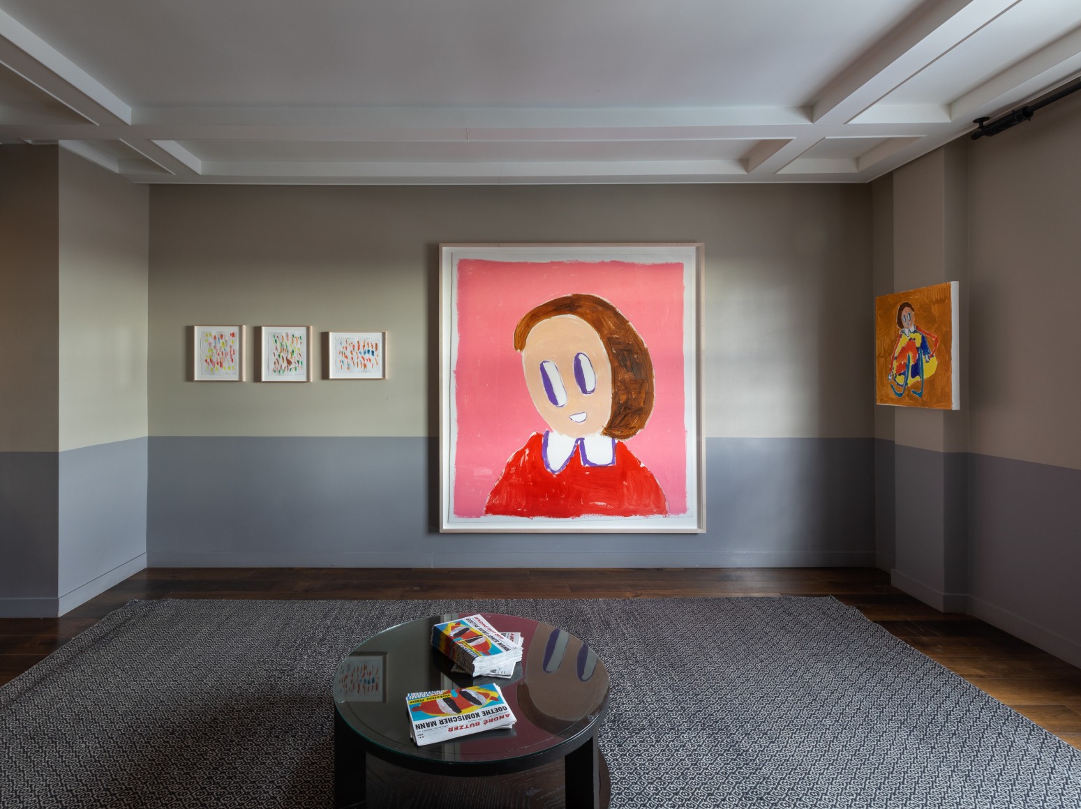 Andr&eacute; Butzer, FELIX LA 2019, Installation view, Without chair