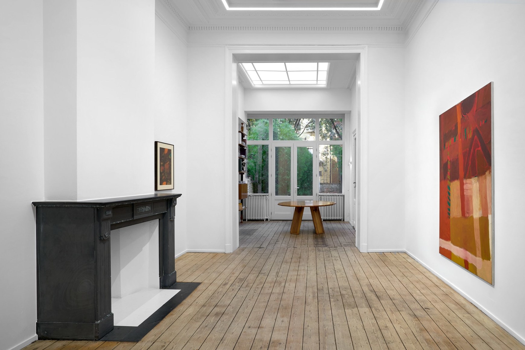 Installation view of Albert Irvin, Albert Irvin: Early Works from the '60s, Nino Mier Gallery, Brussels, October 24 – December 20, 2025