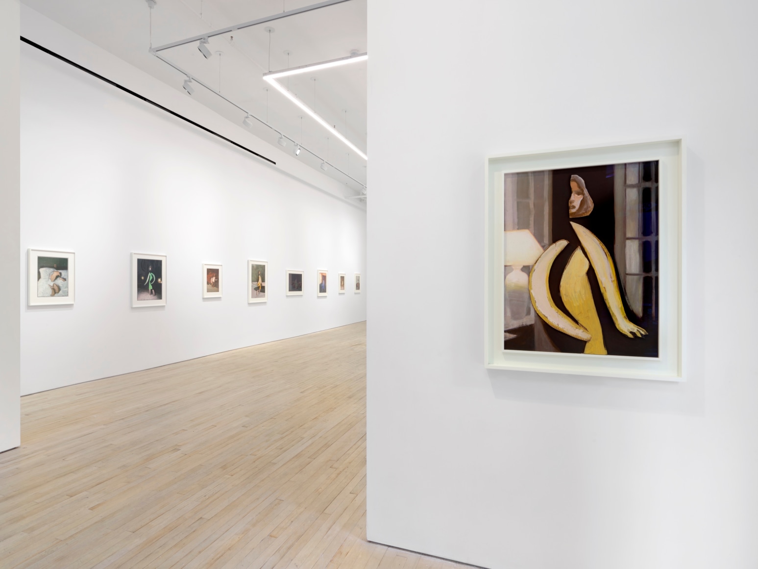 Installation view of Jonathan Wateridge, Works on Paper, Nino Mier Gallery, Tribeca, September 5 – October 18, 2025