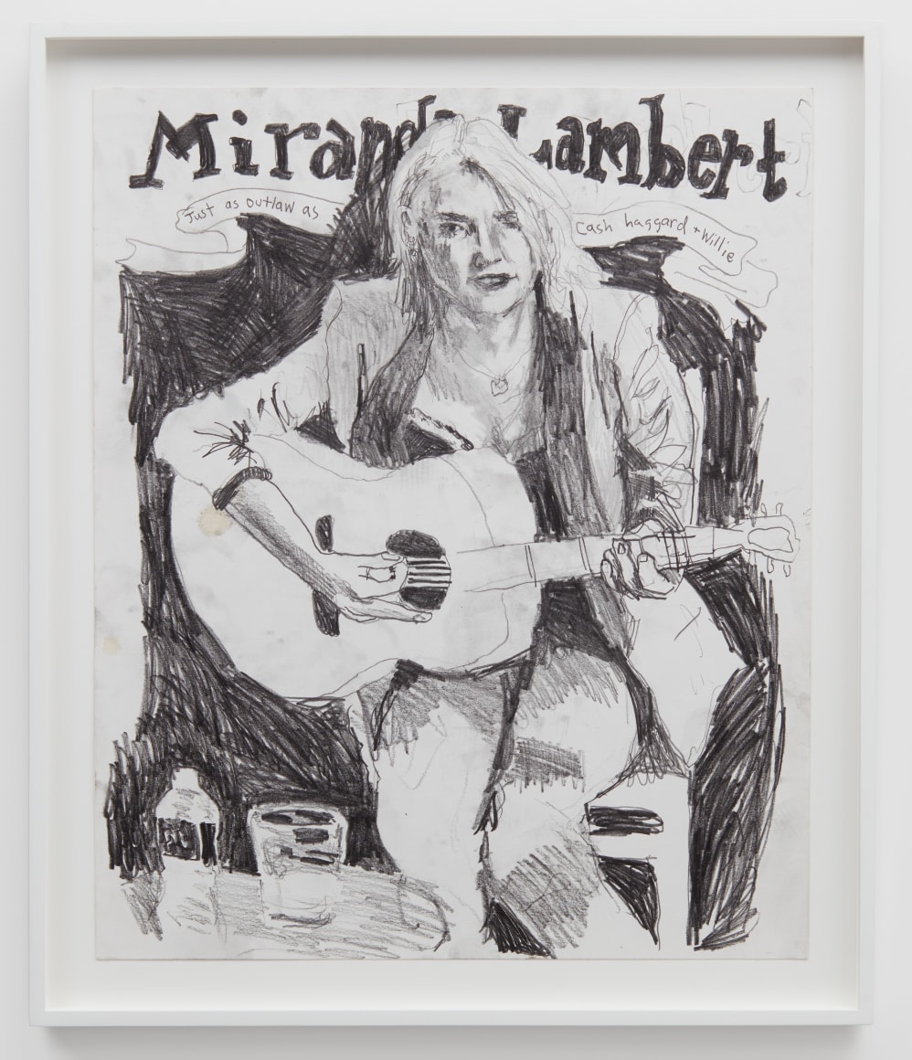 Celeste Dupuy-Spencer Miranda Lambert, Run Daddy Run, 2018 Pencil on paper 17 x 14 in 43.2 x 35.6 cm (CDS18.005)