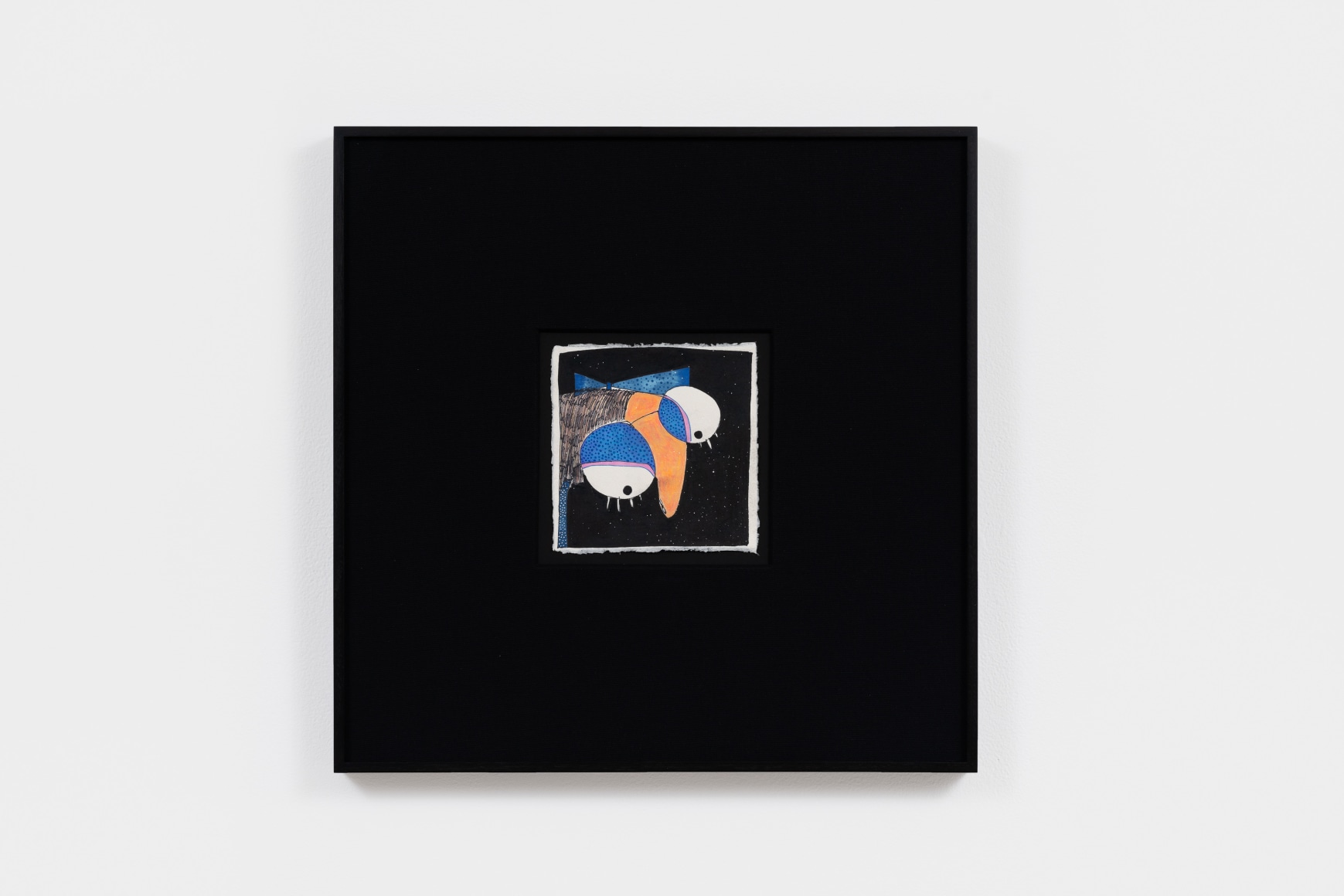 Rafa Macarrón Untitled (Niñas), 2021 Mixed media on paper 19 x 19 in (framed) 48.3 x 48.3 cm (framed) (RMA21.019)