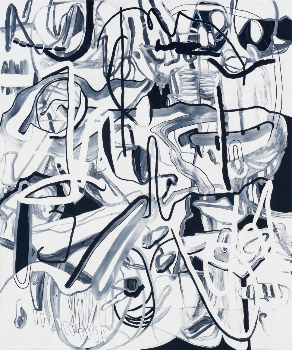 Jana Schröder NEUROSOX L6, 2021 Acrylic on canvas 94 1/2 x 78 3/4 in 240 x 200 cm (JSR21.050)