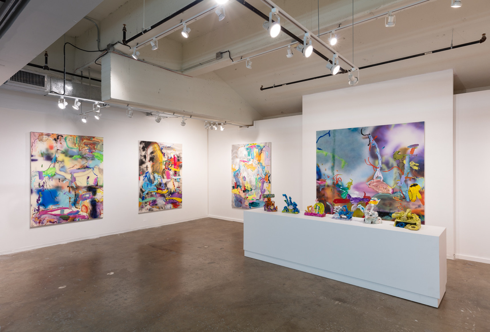 Installation View of Antwan Horfee, Dallas Art Fair, Nino Mier Gallery
