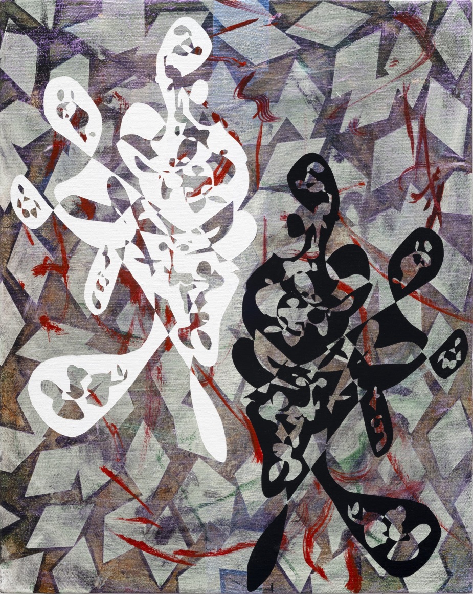 Ana Villagomez Gemini, 2025 Signed, titled, and dated on verso Acrylic and flashe on canvas 20 x 16 in 50.8 x 40.6 cm (AVI25.013)