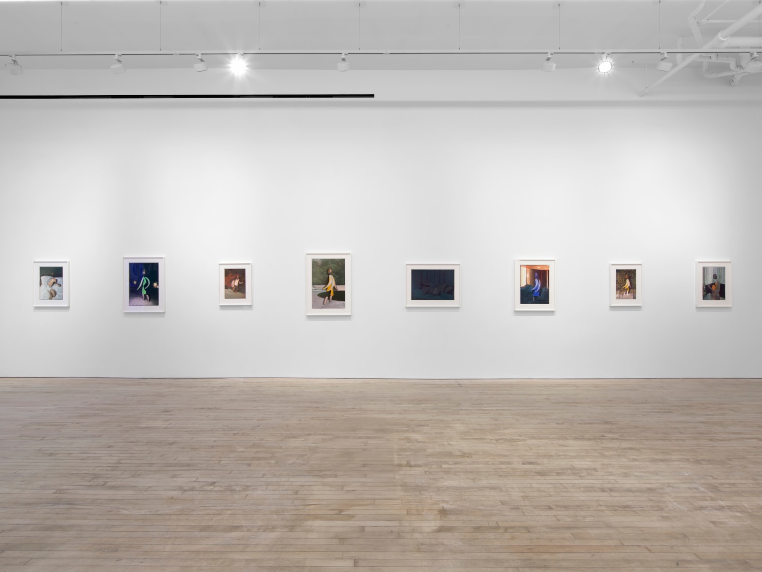 Installation view of Jonathan Wateridge, Works on Paper, Nino Mier Gallery, Tribeca, September 5 – October 18, 2025