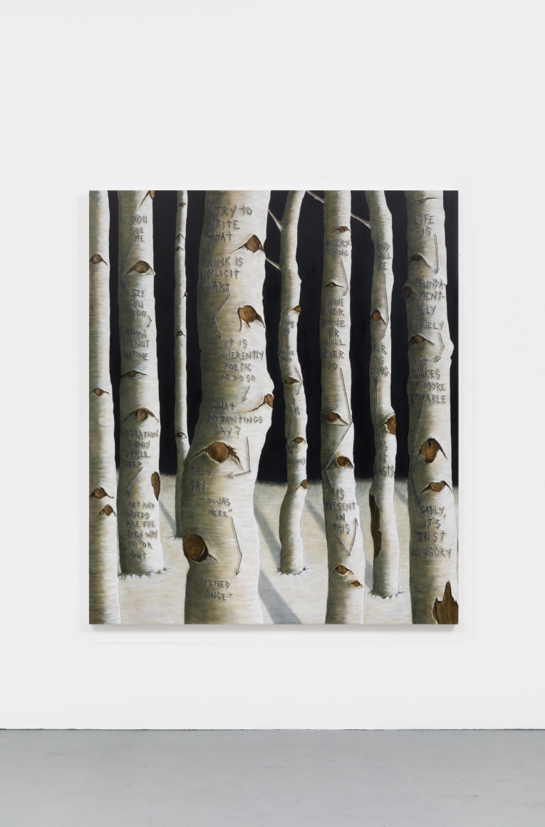 Sean Landers What Do Paintings Say?, 2017