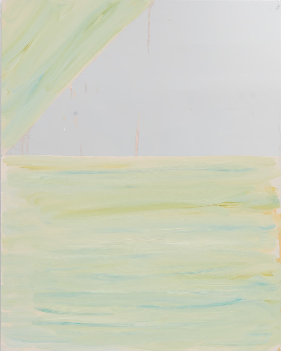 Peter Bonde, Untitled (Fuck PC), 2016. Oil on mirror foil, 39.37 x 31.5 x 1.6 inches, 100 x 80 x 4 cm (PB16.016)