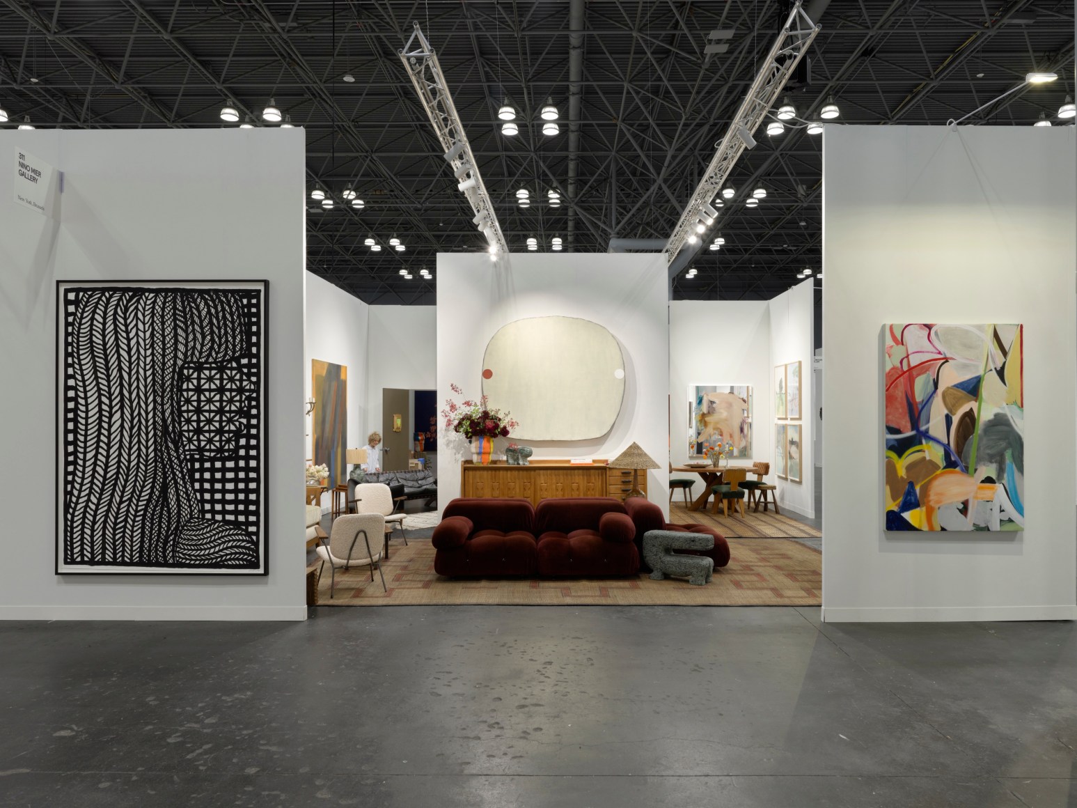 Installation view of The Armory Show, Nino Mier Gallery, Booth #311 (September 4 - 7, 2025)