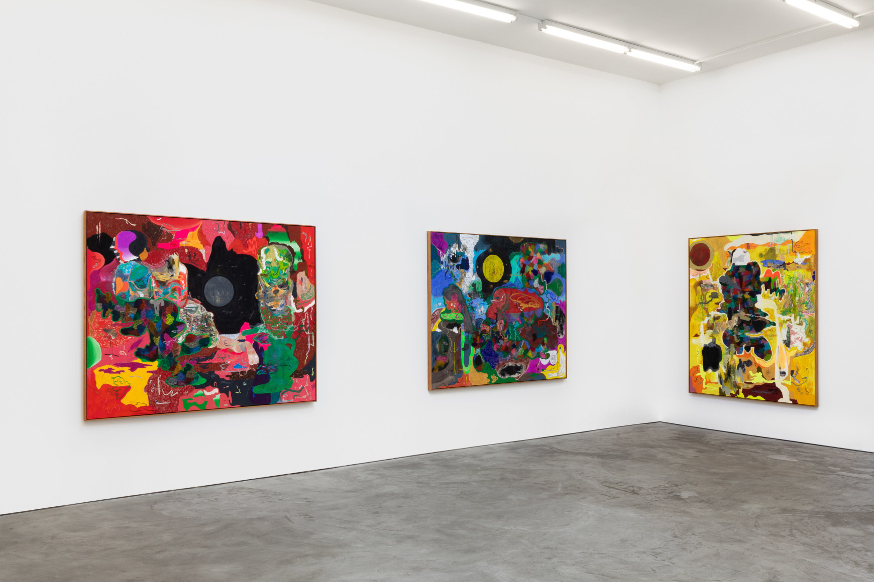 Installation Shot 3 of Michael Bauer: Caves and Gardens (May 20&ndash;June 30, 2020). Nino Mier Gallery, Los Angeles, CA