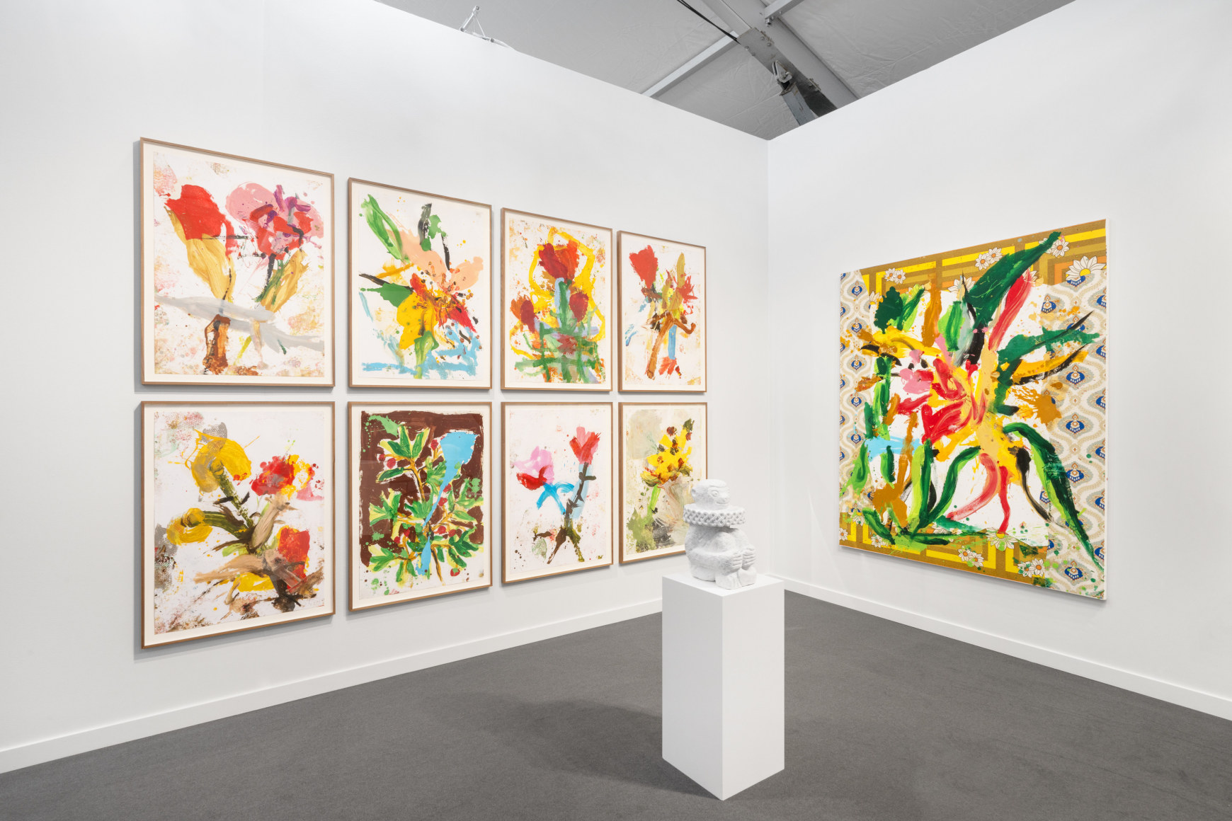 Installation view of FRIEZE LA 2023, Nino Mier Gallery | Booth E15 (February 16-19, 2023)