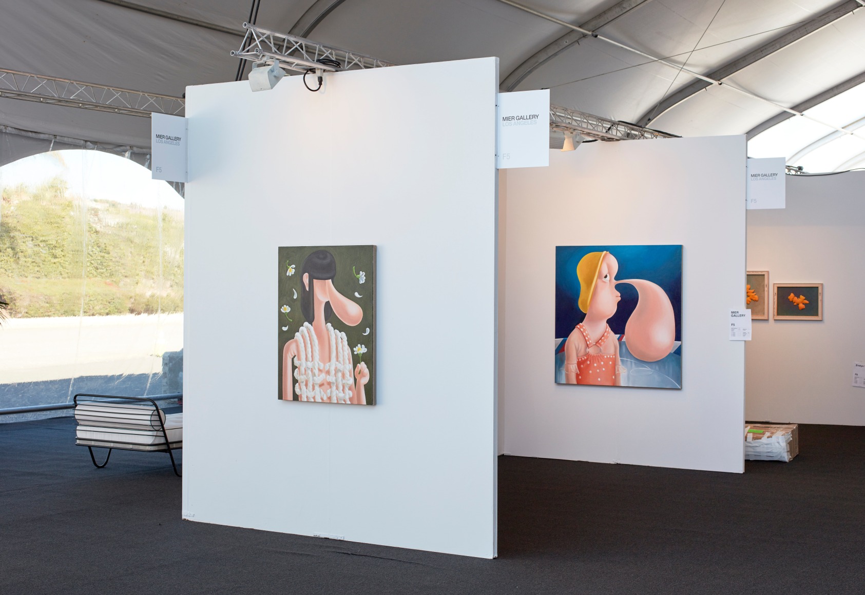 Installation view 2 of Louise Bonnet: Freeways at Art Los Angeles Contemporary, 2016