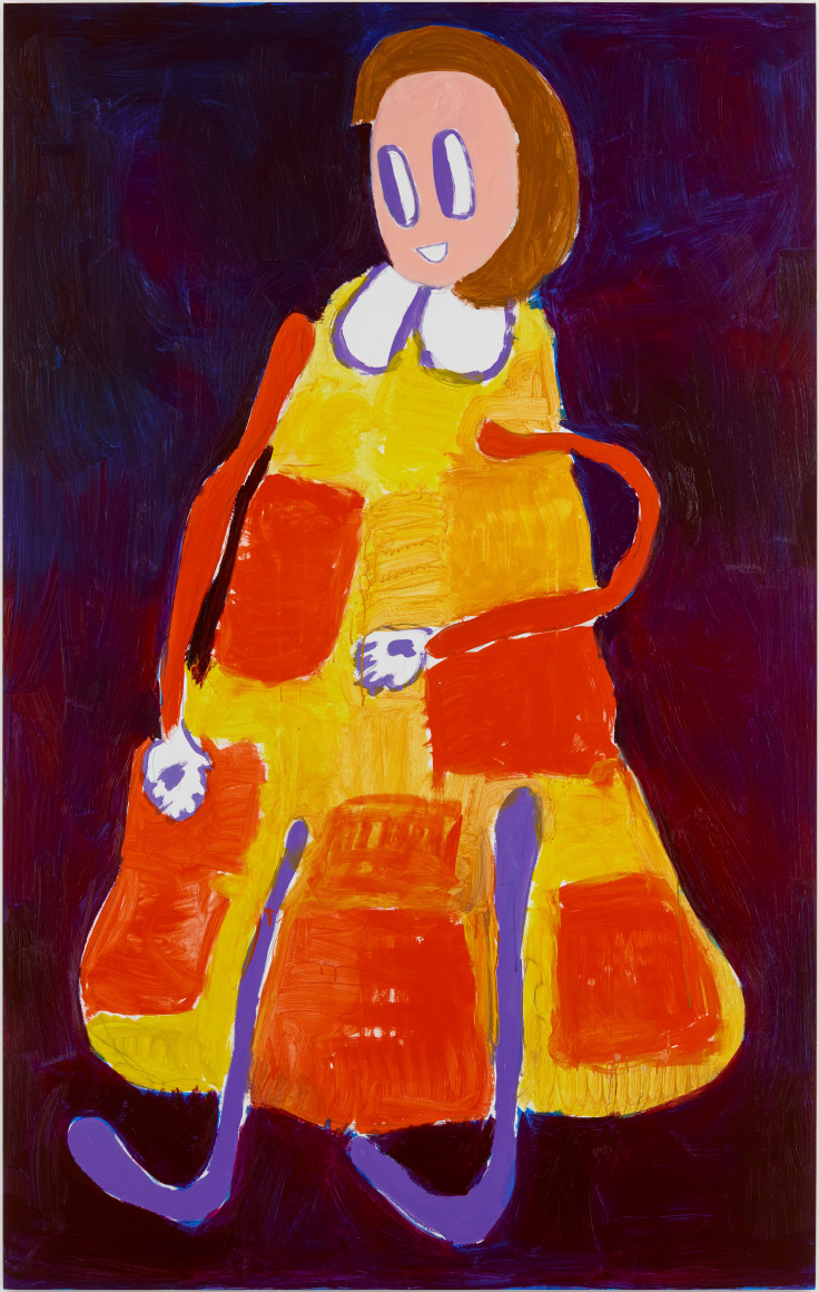André Butzer Untitled, 2018 Acrylic on canvas 106 x 67 in 269.2 x 170.2 cm (AB18.057)