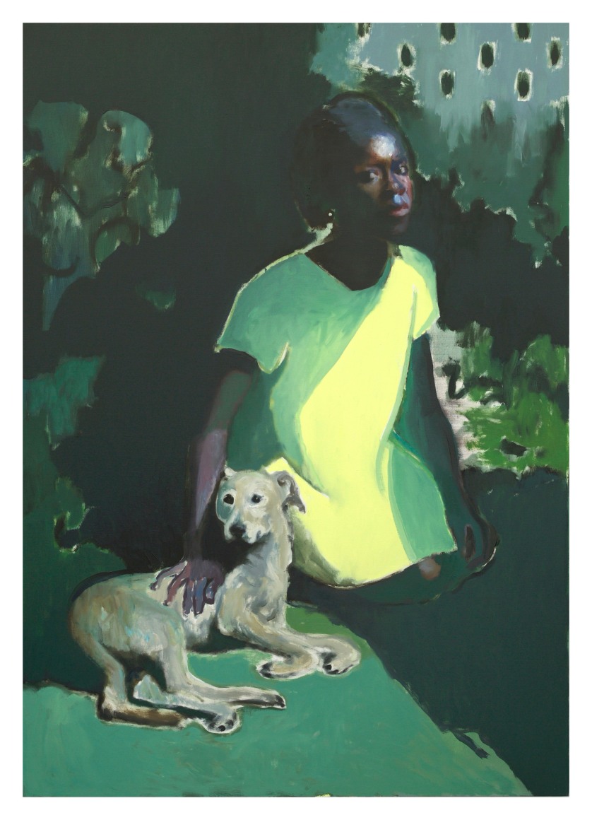 Jonathan Wateridge, Garden, 2018 Oil on linen 66 7/8 x 47 1/4 in 170 x 120 cm