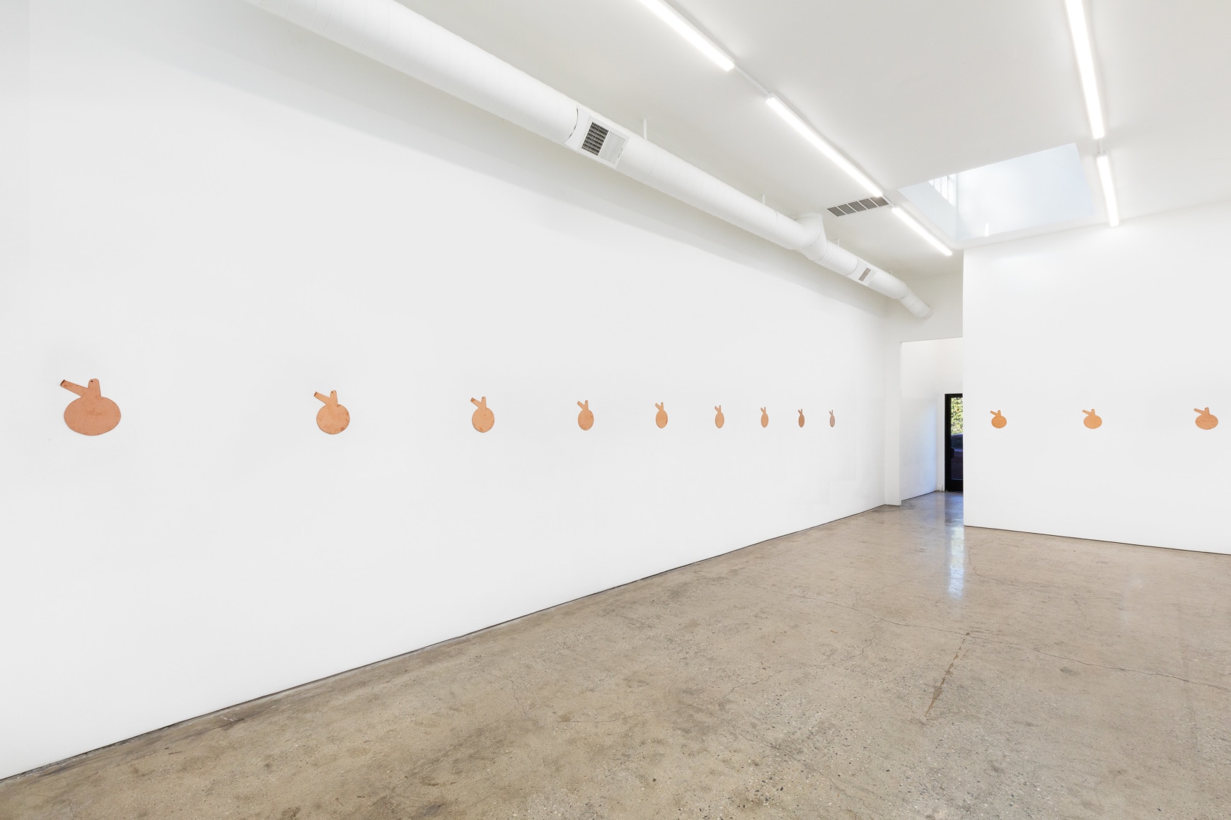 Installation view of Imi Knoebel, 1000 Hasen, Nino Mier Gallery, Los Angeles