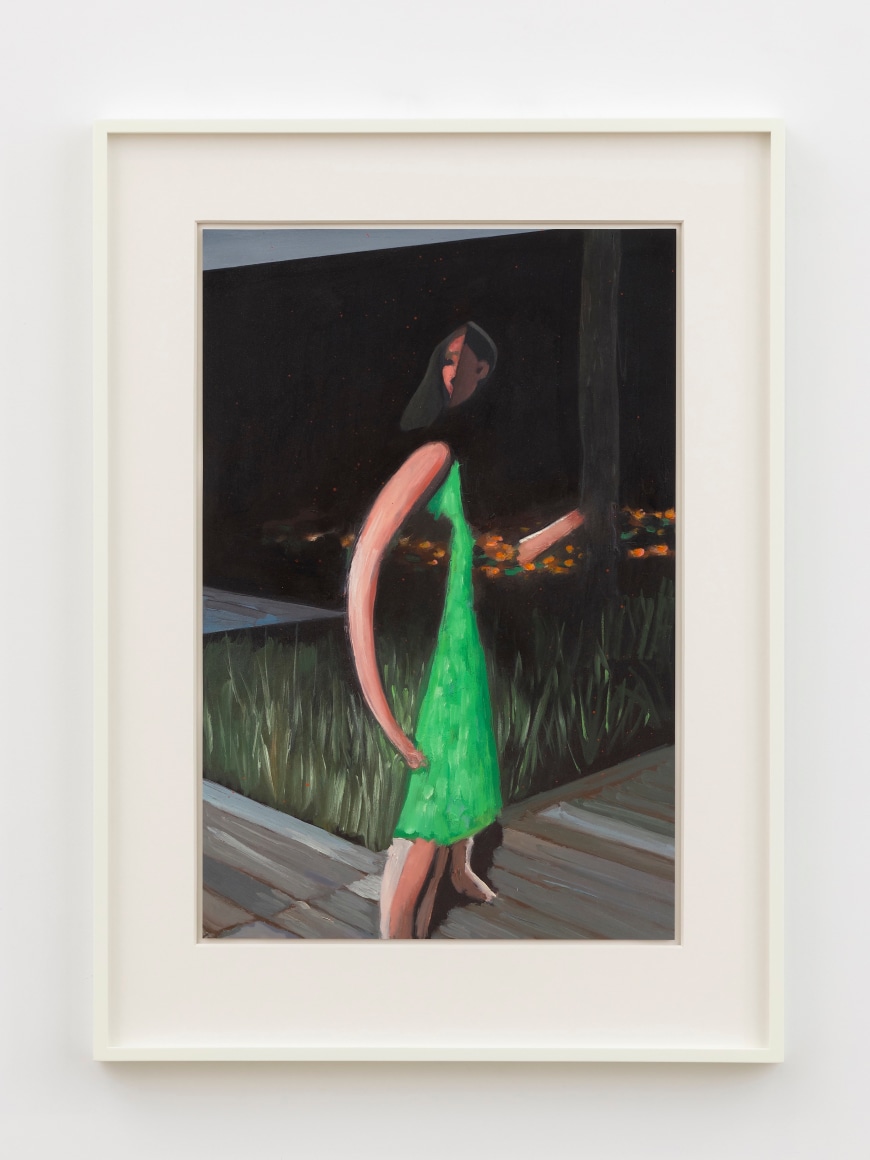 Jonathan Wateridge Deck, 2025 Oil on paper 31 1/8 x 22 3/4 x 1 5/8 in (framed) 79 x 57.9 x 4 cm (framed) (JWA25.021)