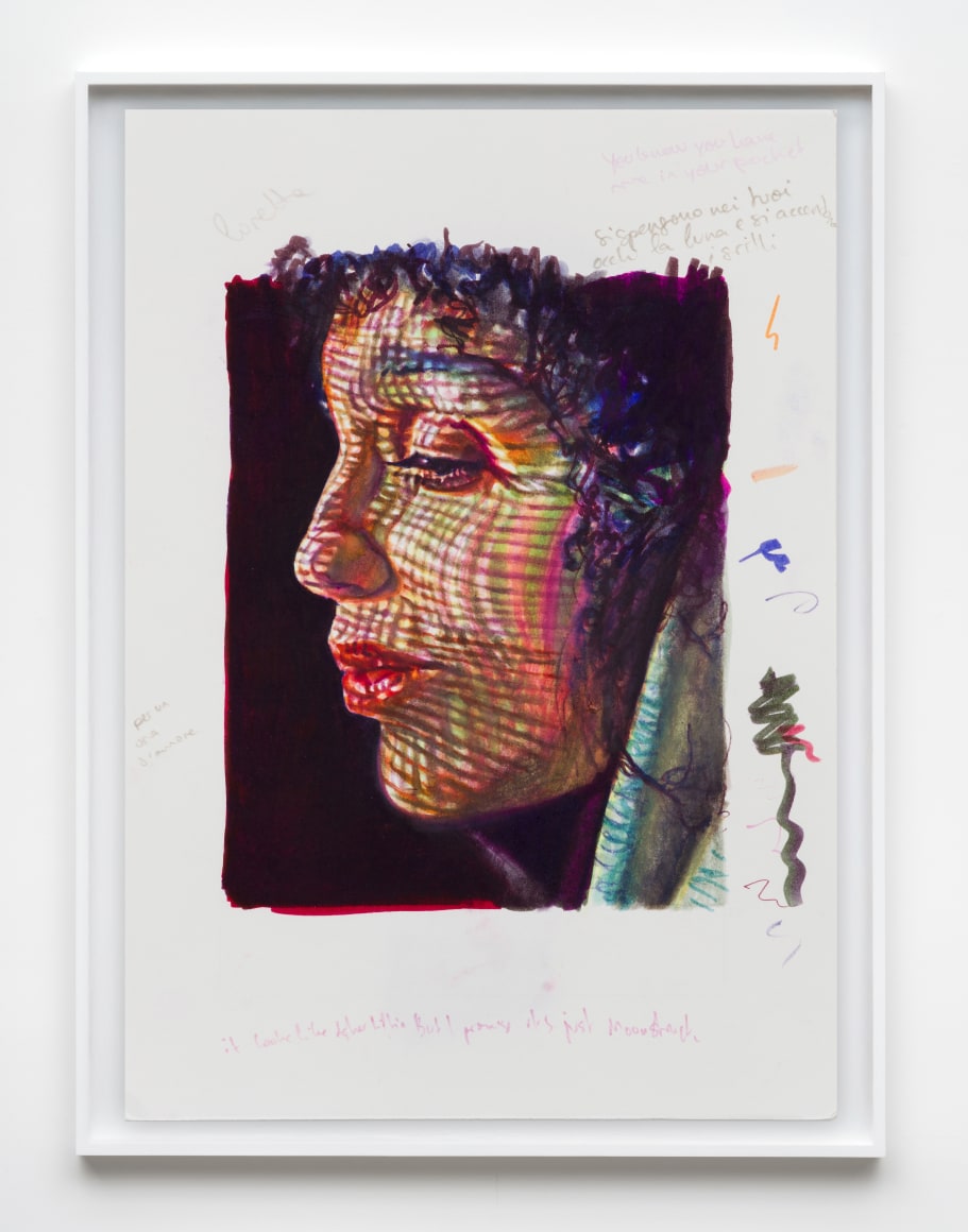 Giulia Messina Loretta, 2024 Markers and ink on paper 11 3/4 x 8 1/4 in 29.7 x 21 cm (GME25.019)