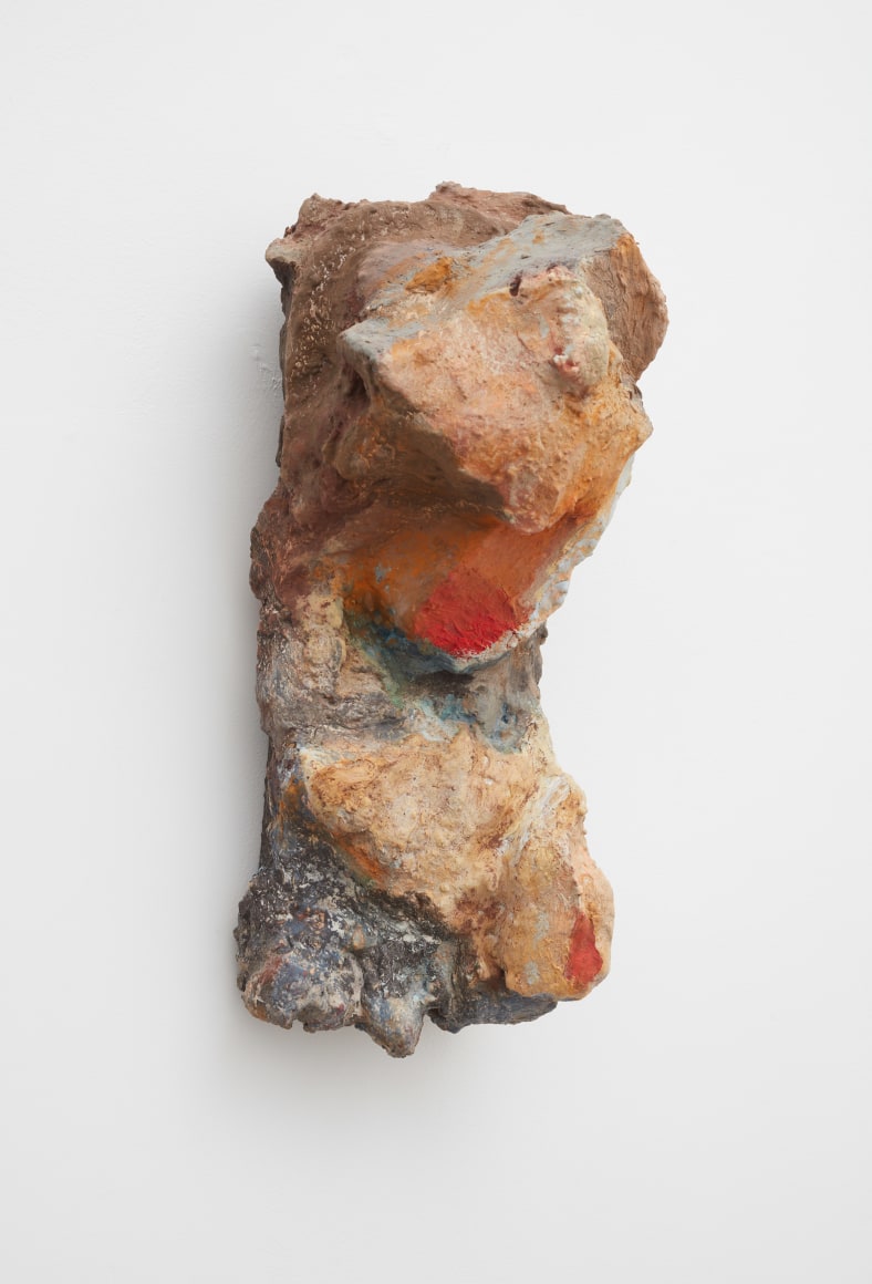 Blair Saxon-Hill Travertine, 2018 Wood, foam, cement, gouache, fiber reinforced plaster 19 x 9 x 8 in 48.3 x 22.9 x 20.3 cm (BSH18.057)