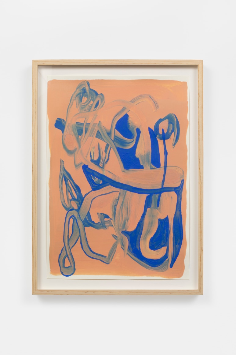 Jana Schröder PAP ARM XS 5, 2021 Acrylic on paper 11 3/4 x 8 1/8 in 29.8 x 20.6 cm (JSR21.038)
