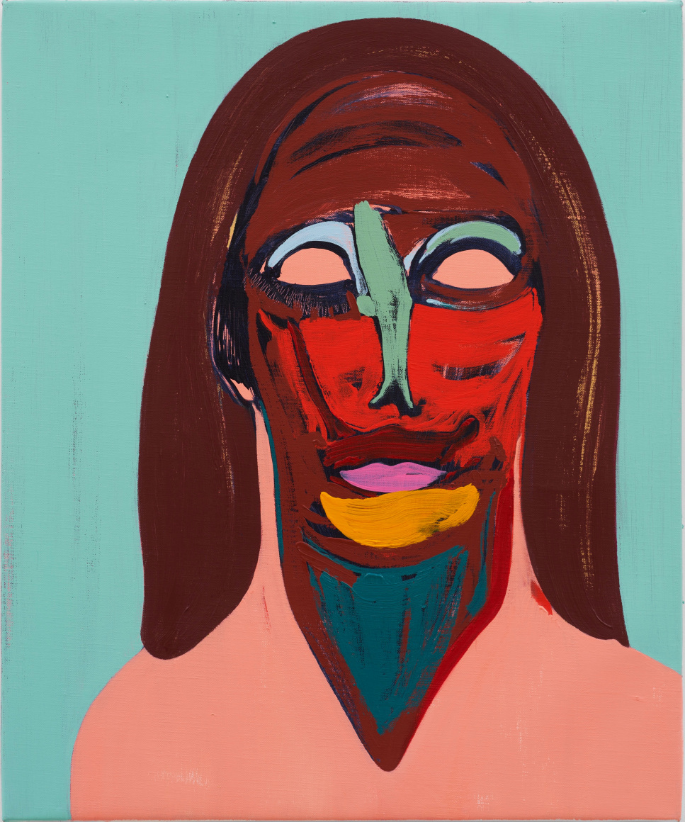 Nicola Tyson The Belief, 2023 Acrylic on linen 24 x 20 in 61 x 50.8 cm (NTY23.005)