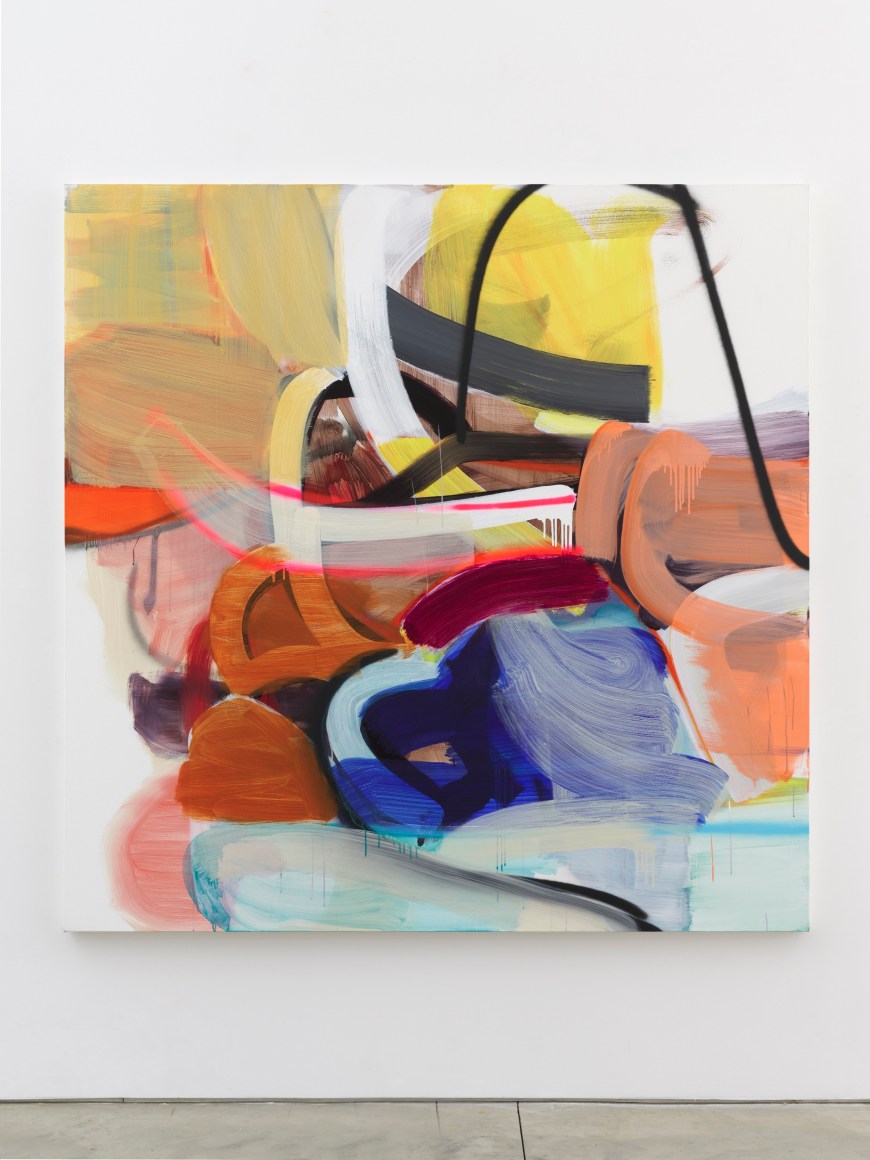 Liliane Tomasko all that we lose, 2022 Acrylic and acrylic spray on linen 76 x 76 in 193 x 193 cm (LTO22.005)