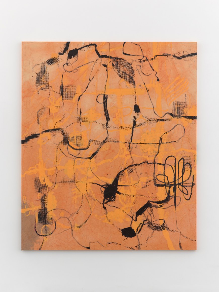 Stefan Müller when you wake up and it's basel, 2024 Acrylic on canvas 74 3/4 x 63 in 190 x 160 cm (SMÜ24.012)