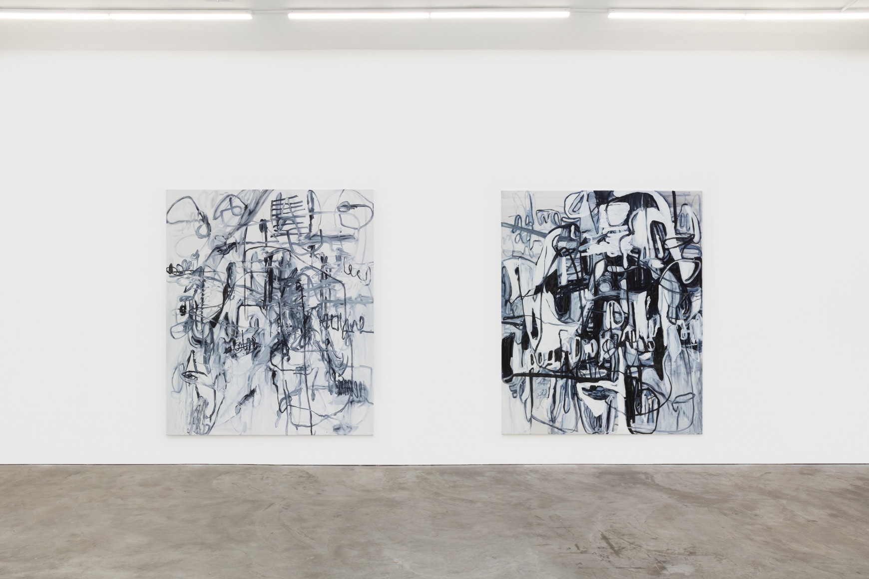 Installation shot of Jana Schroder: Neurosox (September 5&ndash;12, 2020). Nino Mier Gallery, Los Angeles, CA