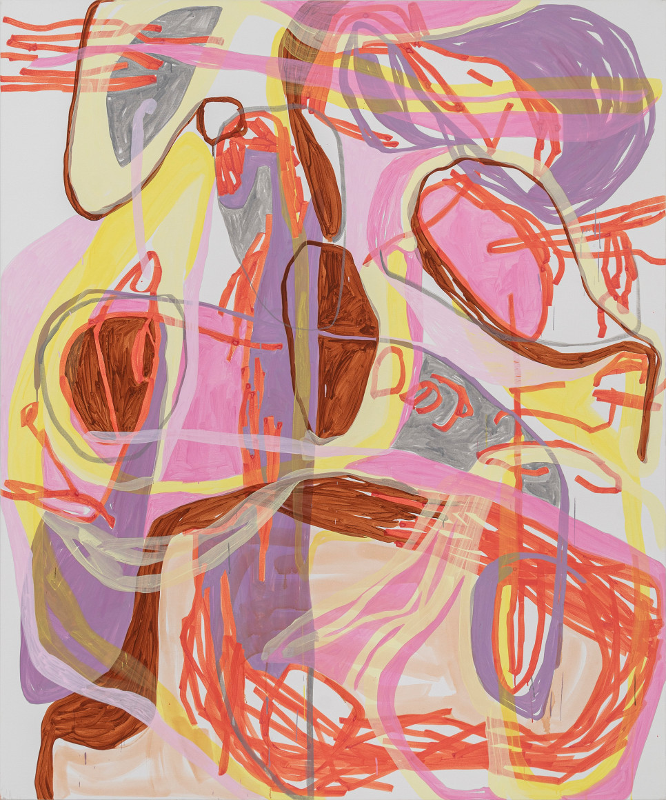 Jana Schröder PERLASYNTHIC L7, 2022 Acrylic on canvas 94 1/2 x 78 3/4 in 240 x 200 cm (JSR22.057)