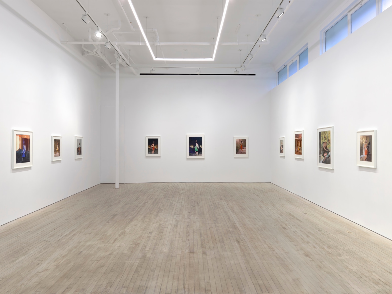 Installation view of Jonathan Wateridge, Works on Paper, Nino Mier Gallery, Tribeca, September 5 – October 18, 2025