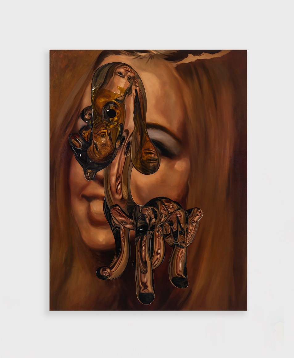 Lola Gil Natural Golden Retriever, 2022 Oil and acrylic on linen 51 1/2 x 39 1/2 in 130 x 100 cm (LG22.008)