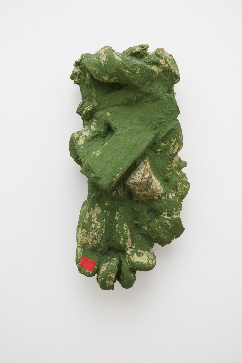 Blair Saxon-Hill Garden Tomatoes, 2018 Wood, foam, cement, gouache, fiber reinforced plaster 17 x 9 x 8 in 43.2 x 22.9 x 20.3 cm (BSH18.055)