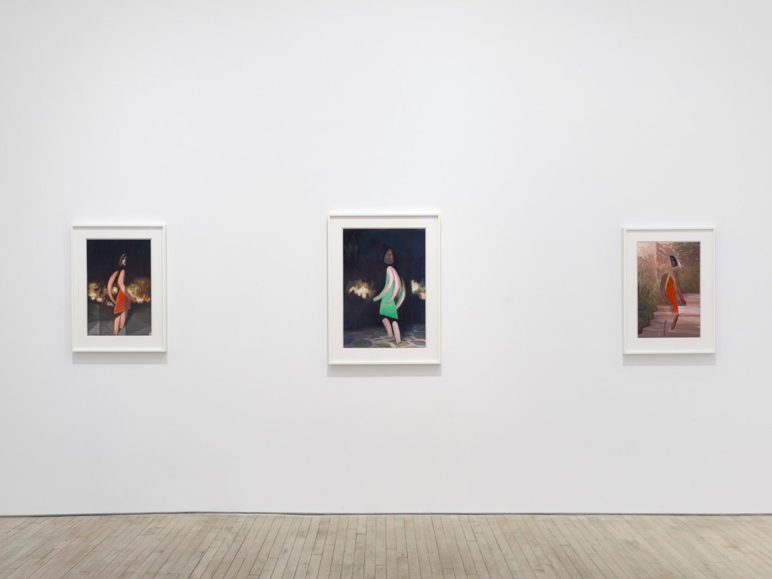 Installation view of Jonathan Wateridge, Works on Paper, Nino Mier Gallery, Tribeca, September 5 – October 18, 2025