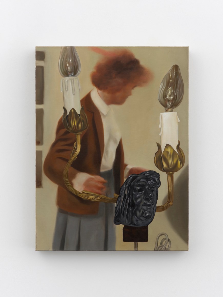 Lola Gil Balzac Lamp, 2024 Oil and acrylic on linen 23 5/8 x 17 1/4 in 60 x 43.8 cm (LG24.005)