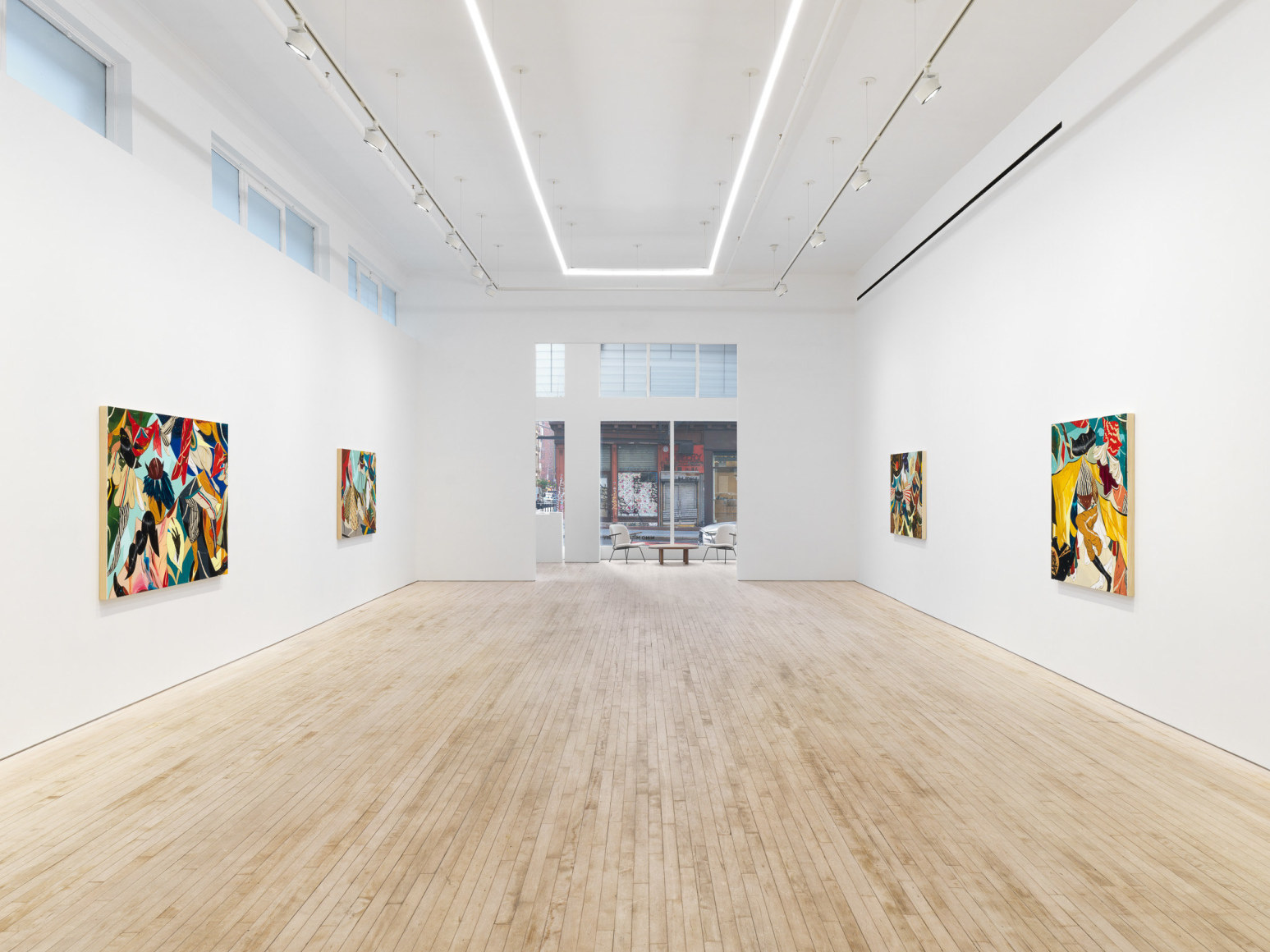 Installation view of Kenichi Hoshine, And There Came a Storm Beneath a Cutthroat Moon, Nino Mier Gallery, Tribeca, May 16 – June 14, 2025
