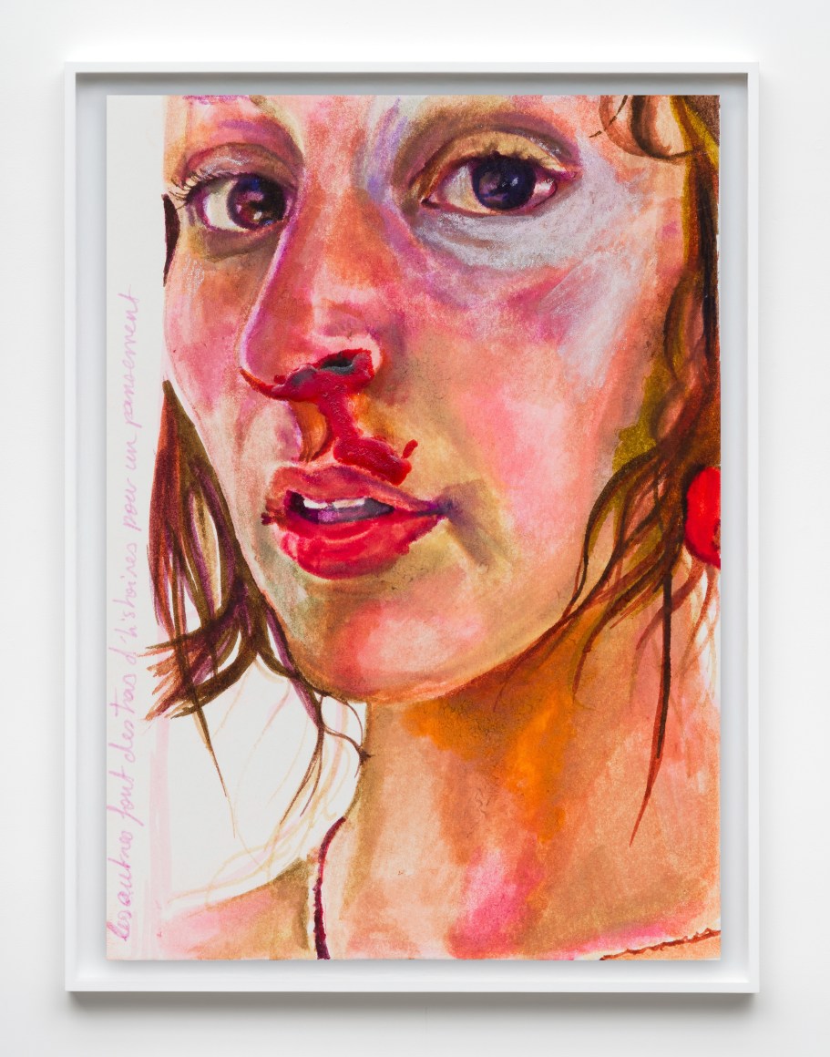 Giulia Messina Double jeu, 2025 Markers and ink on paper 5 3/4 x 4 1/8 in 14.5 x 10.4 cm (GME25.011)