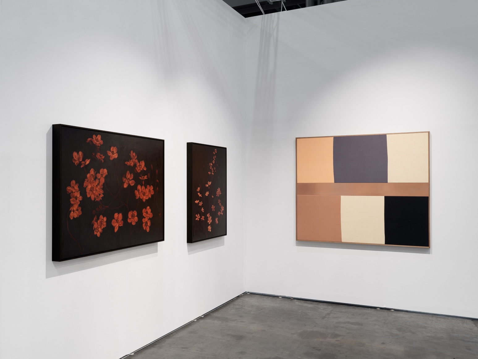 Installation view of Untitled Houston, Nino Mier Gallery, Booth #A23 (September 18 - 21, 2025)