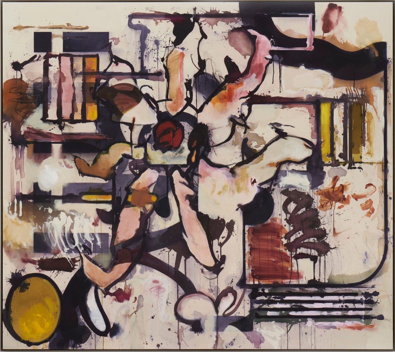 Jan-Ole Schiemann Stern (Sondermüll), 2023 Acrylic, oil paint on canvas 78 3/4 x 88 5/8 in 200 x 225 cm (JS23.004)