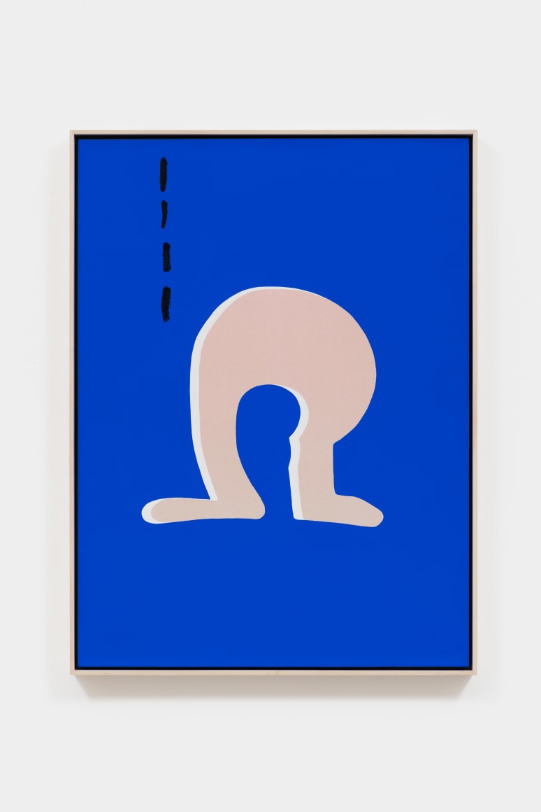 Cornelia Baltes Len, 2022 Acrylic on canvas 38 5/8 x 28 3/4 x 2 1/2 in - framed 98.1 x 73 x 6.3 cm - framed (CBA22.010)